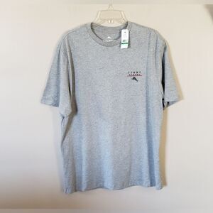 NWT Tommy Bahama 100% Cotton Men's Gray Tshirt Size Large